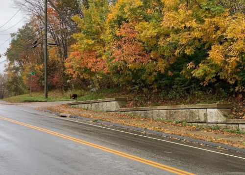 a sidewalk in Coventry, Connecticut