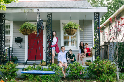 A photo of Jeannette Gaudry Haynie's family. Photo credit to Jillian Marie Photography of the NOLA Front Porch Project, 2020