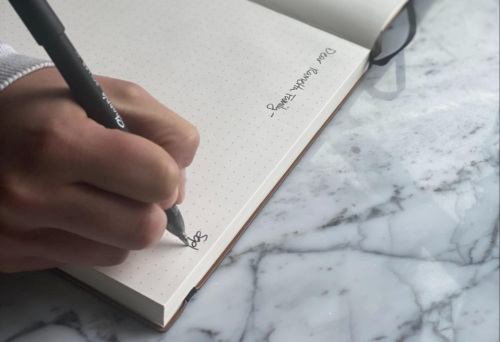 Handwriting a letter